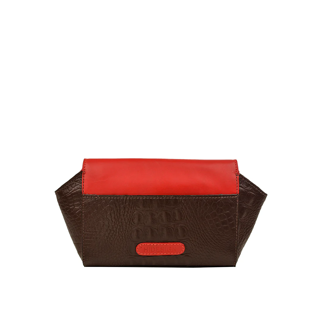 Ee Atria 04 Red Leather Clutch Wallet - Image 3