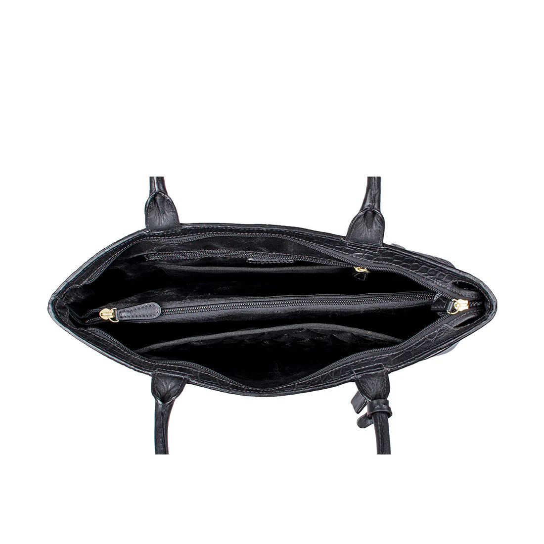 Ee Berlin 01 Black Leather Tote Bag - Image 5