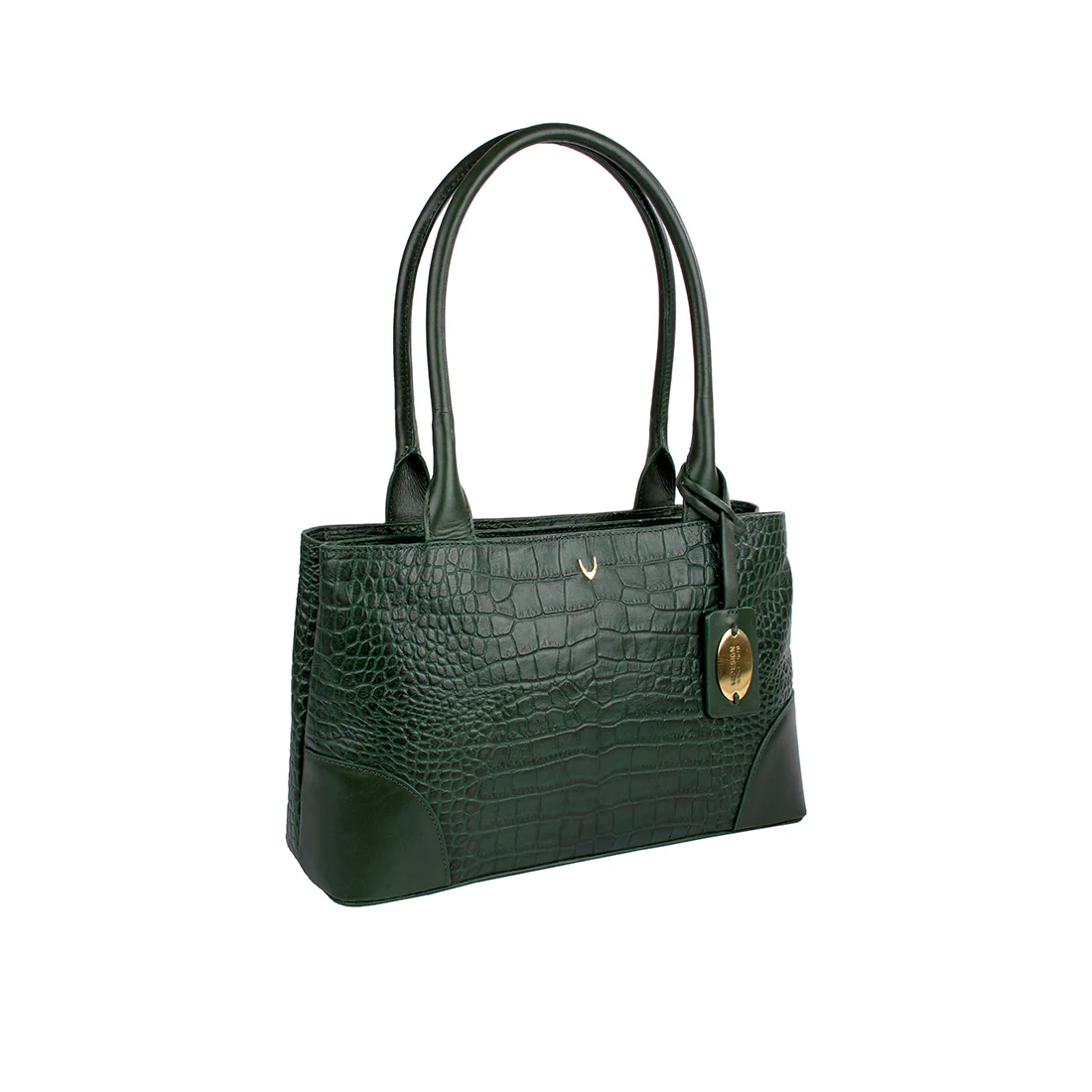 Ee Berlin 02 Green Leather Tote Bag - Image 2