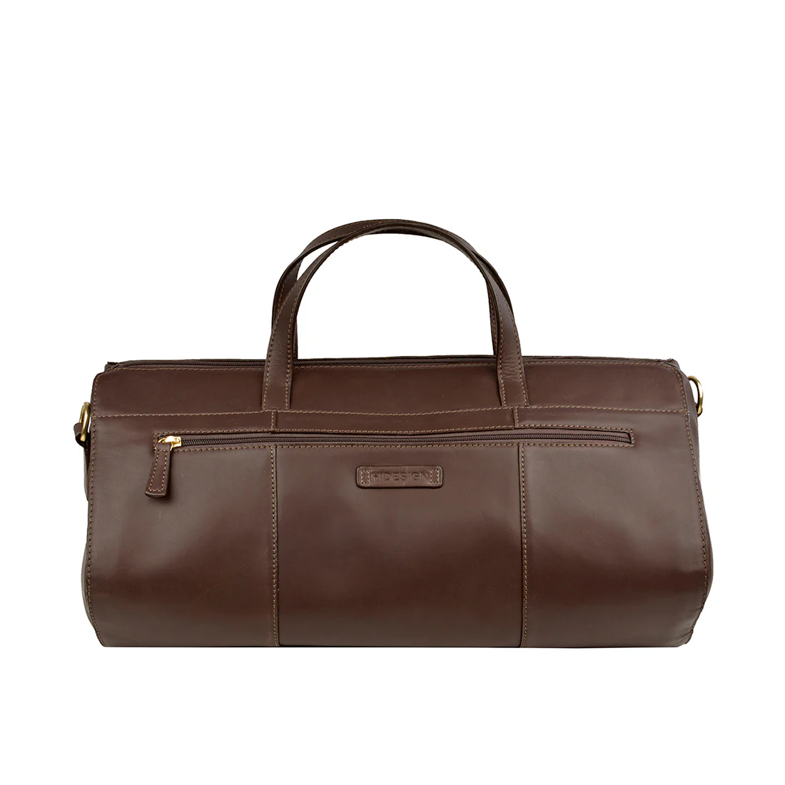 Ee Brunel 01 Brown Leather Duffle Bag - Image 3