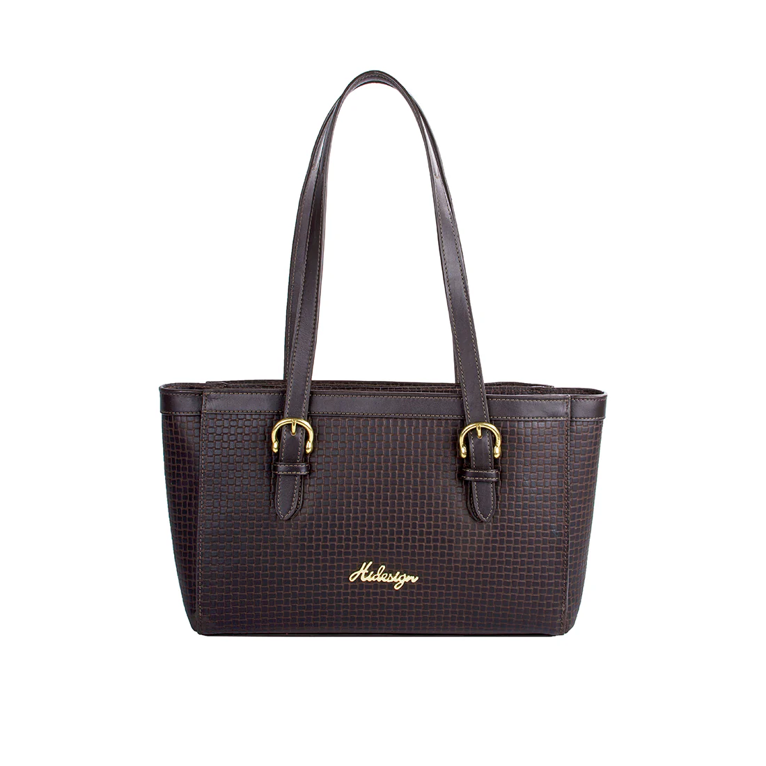 Ee Dubai 01 Brown Leather Tote Bag
