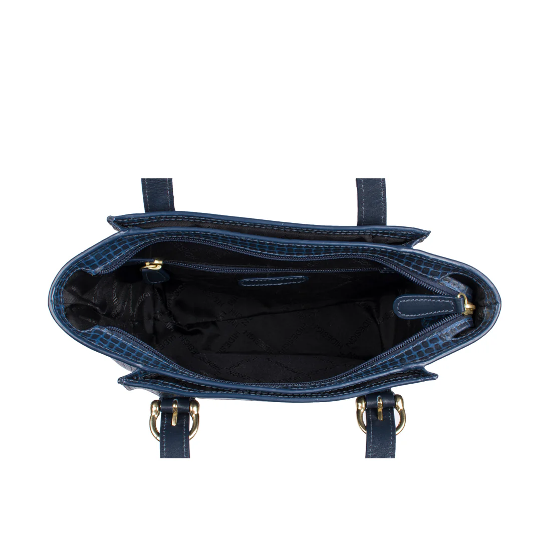 Ee Dubai 02 Blue Leather Shoulder Bag - Image 5