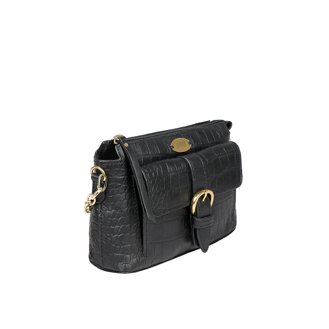 Ee Eliza 03 Black Leather Sling Bag - Image 2
