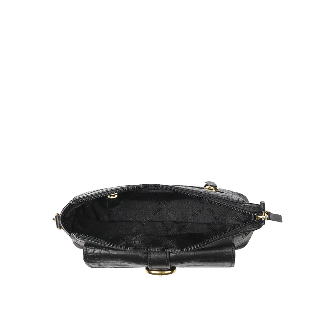 Ee Eliza 03 Black Leather Sling Bag - Image 5
