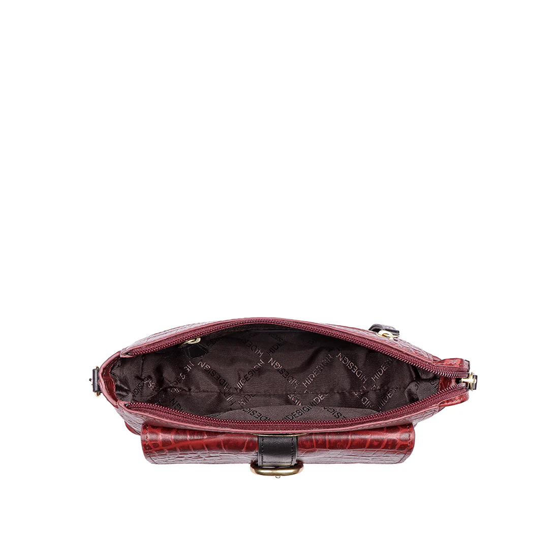 Ee Eliza 03 Red Leather Sling Bag - Image 5