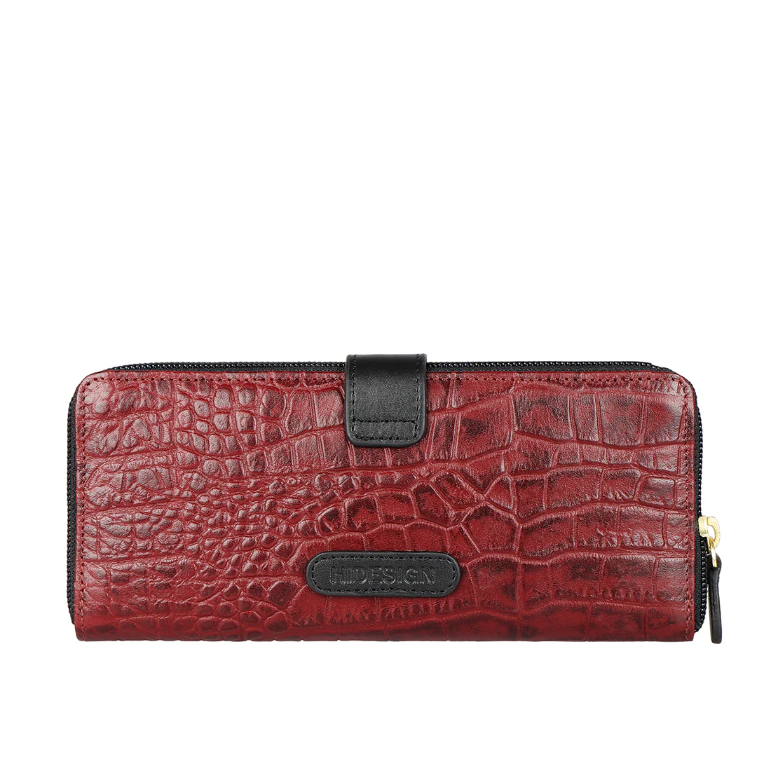 Ee Eliza W1-M Red Leather Zip Around Wallet - Image 3
