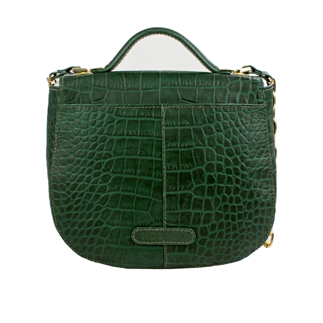 Ee Elsa Green Leather Satchel - Image 3