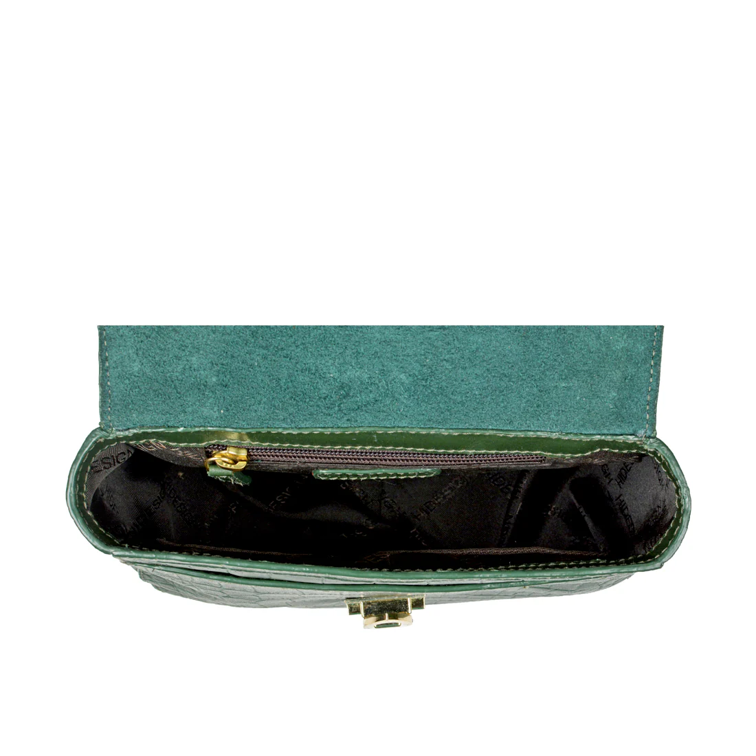 Ee Elsa Green Leather Satchel - Image 4