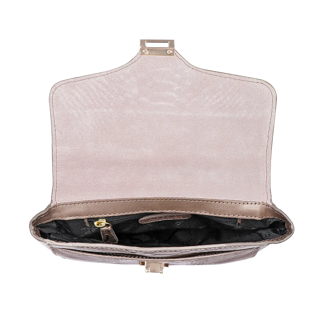 Ee Elsa Grey Leather Satchel - Image 6