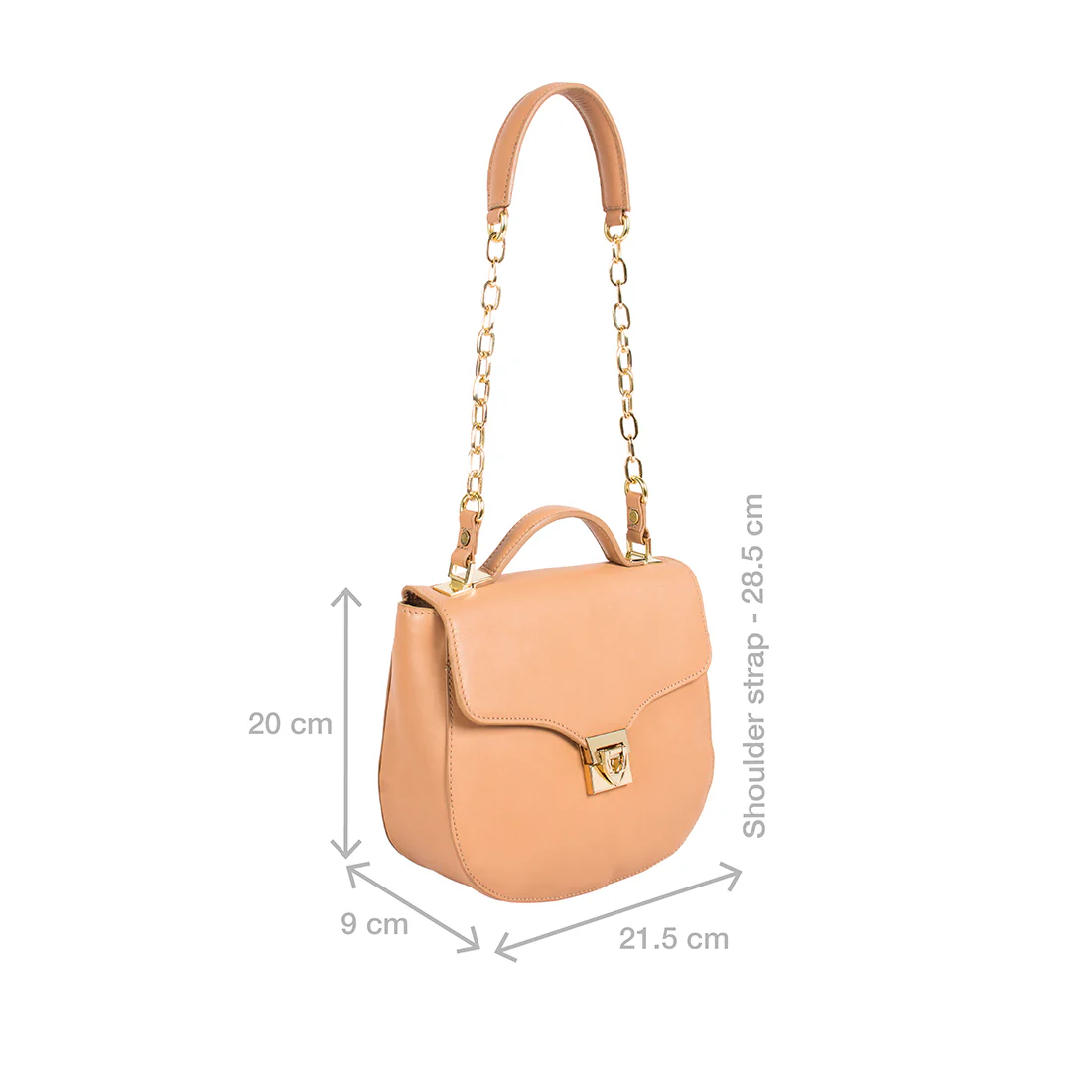Ee Elsa Pink Leather Satchel - Image 2