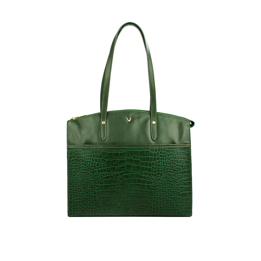 Ee Fabiola 01 Green Leather Tote Bag