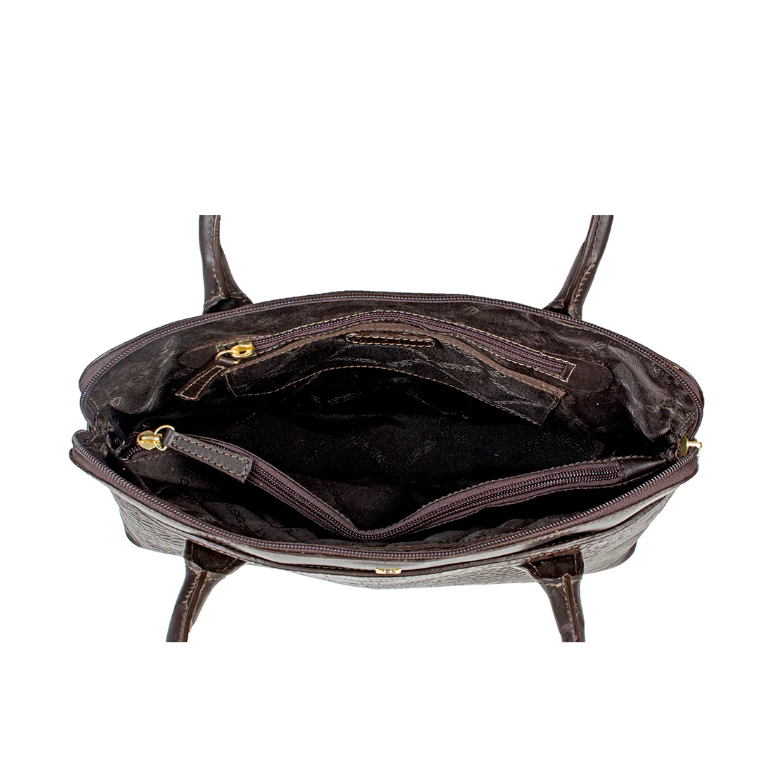 Ee Fabiola 02 Brown Leather Tote Bag - Image 5