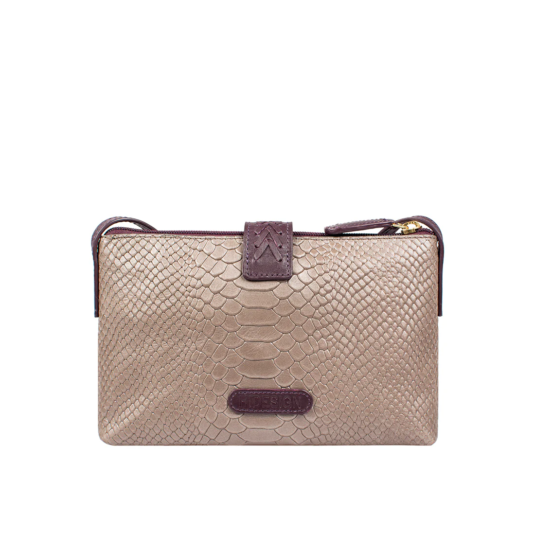 Ee Frieda W4 Grey Leather Sling Wallet - Image 3