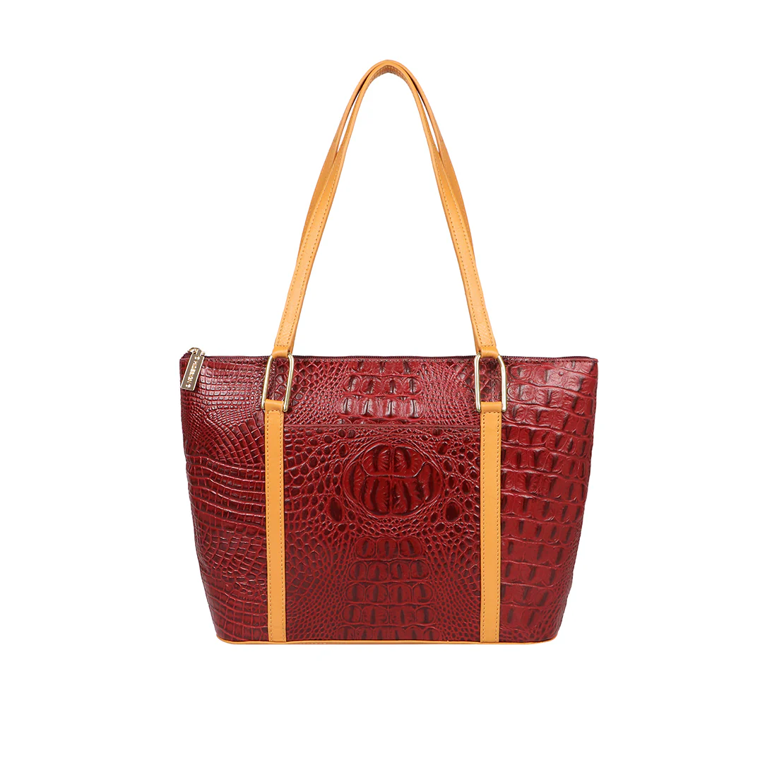 Ee Fuschia 01 Red Leather Shoulder Bag