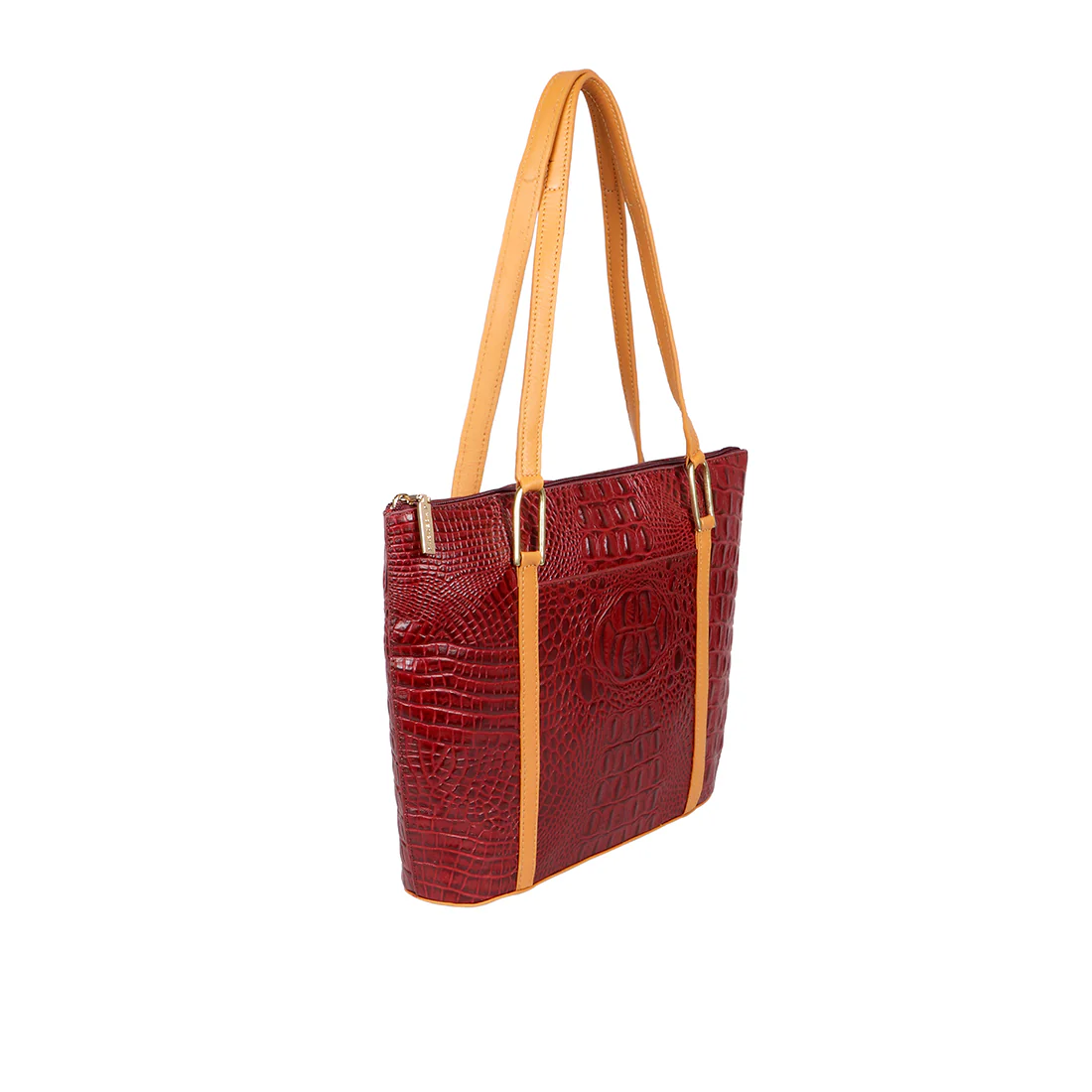 Ee Fuschia 01 Red Leather Shoulder Bag - Image 2