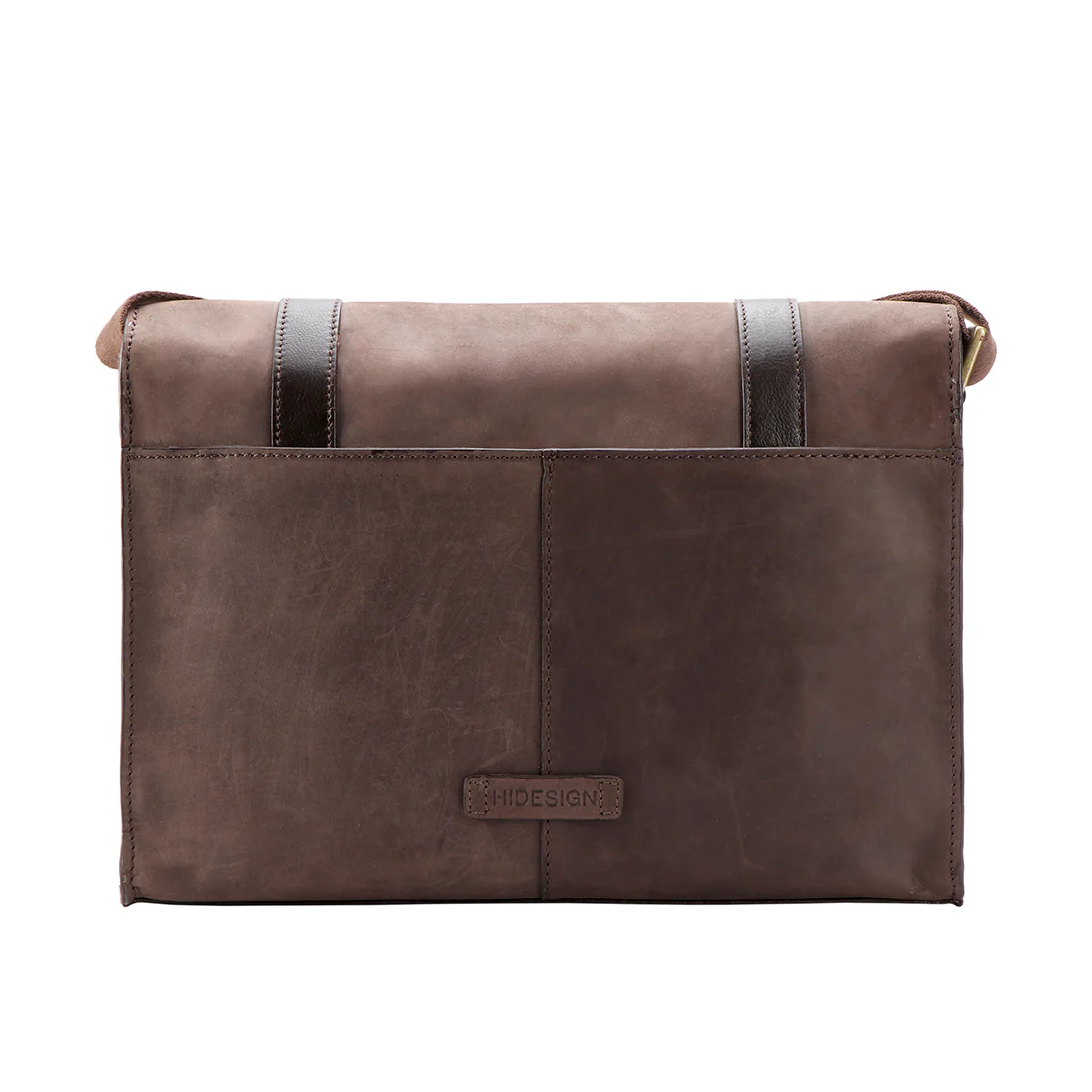 Ee Garnet 02 Brown Leather Messenger Bag - Image 3
