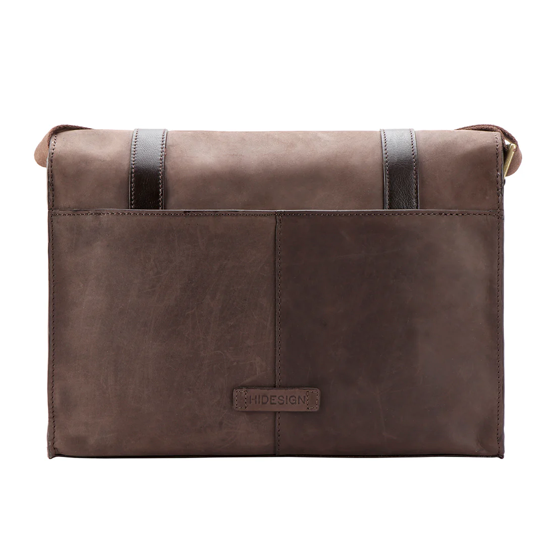 Ee Garnet 02 Brown Leather Messenger Bag - Image 3