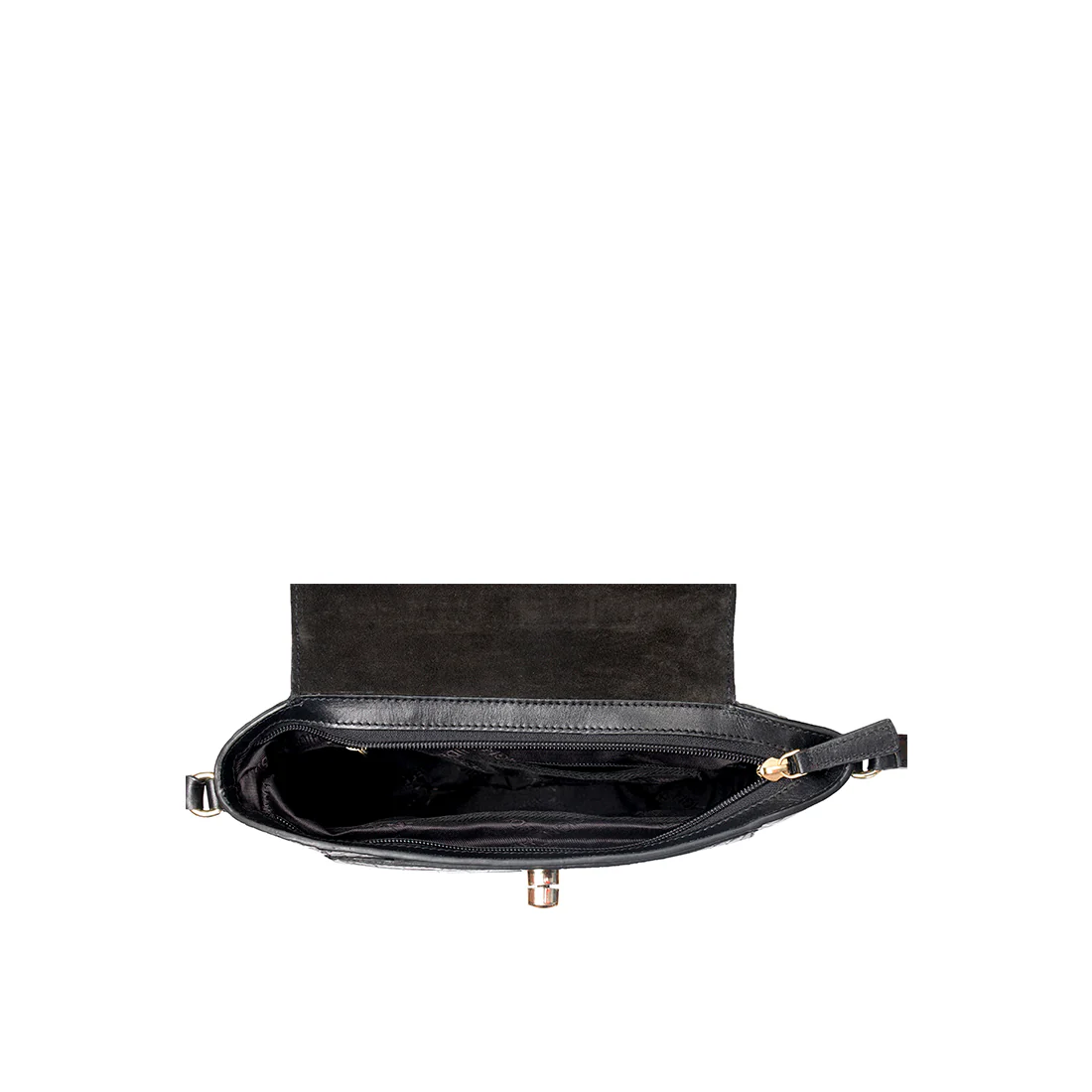 Ee Gisele 02 Black Leather Sling Bag - Image 5