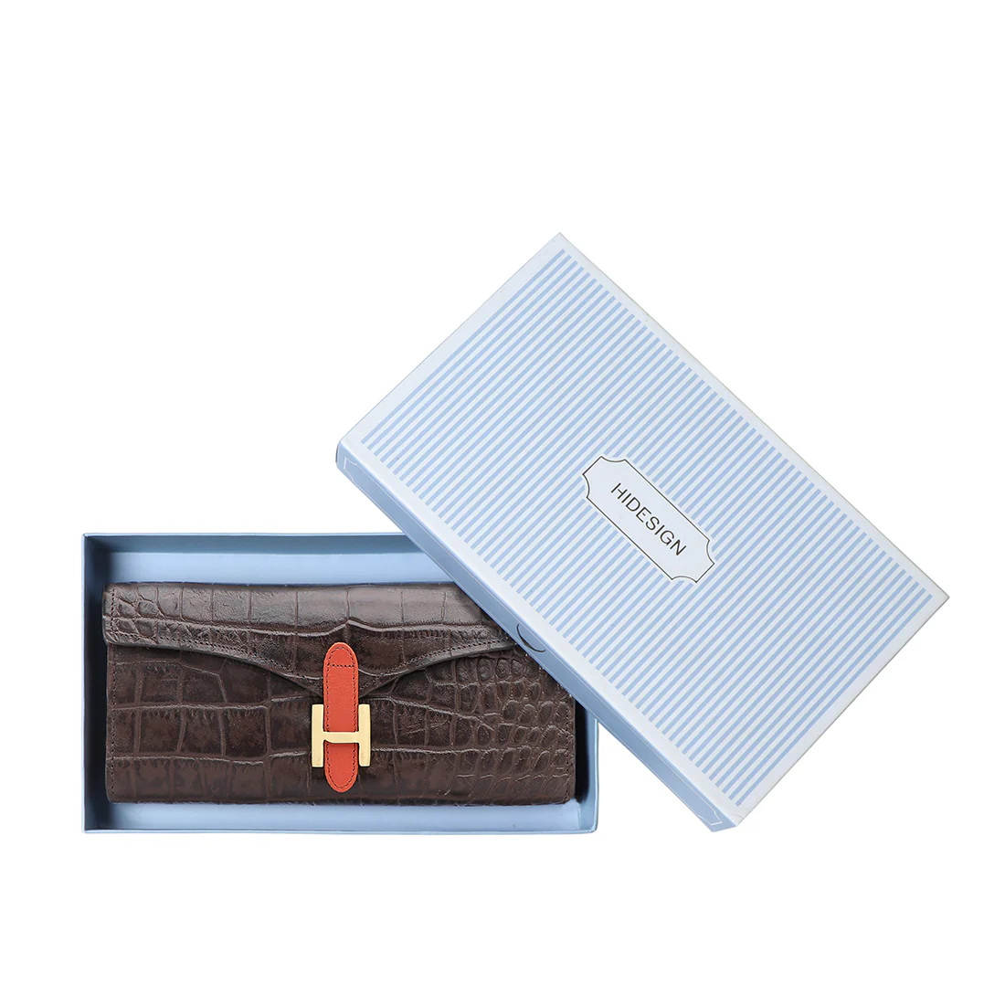 Ee Harper W1 Brown Leather Trifold Wallet - Image 8