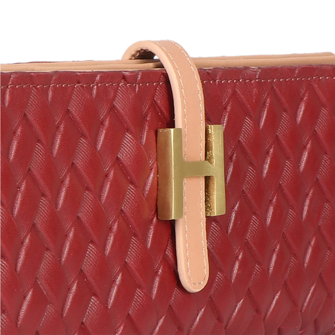 Ee Harper W2-M Red Leather Bi-Fold Wallet - Image 3