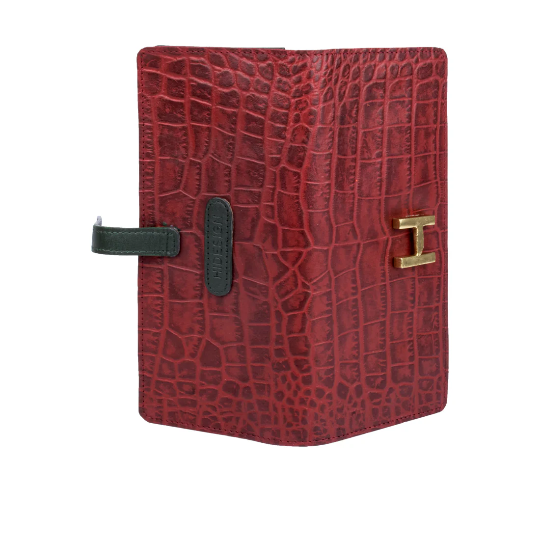Ee Harper W2 Red Leather Bi-Fold Wallet - Image 4