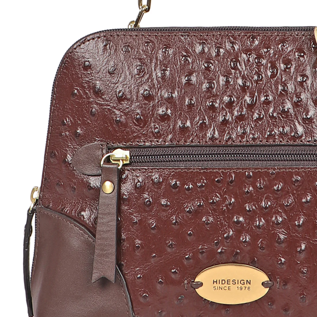 Ee Heidi Brown Leather Shoulder Bag - Image 4