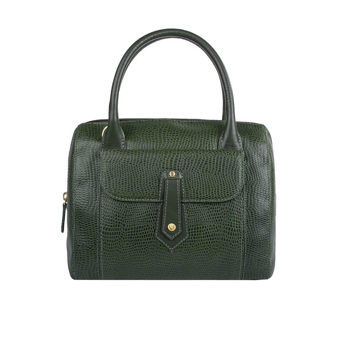 Ee Hong Kong 03 Green Leather Satchel - Image 3