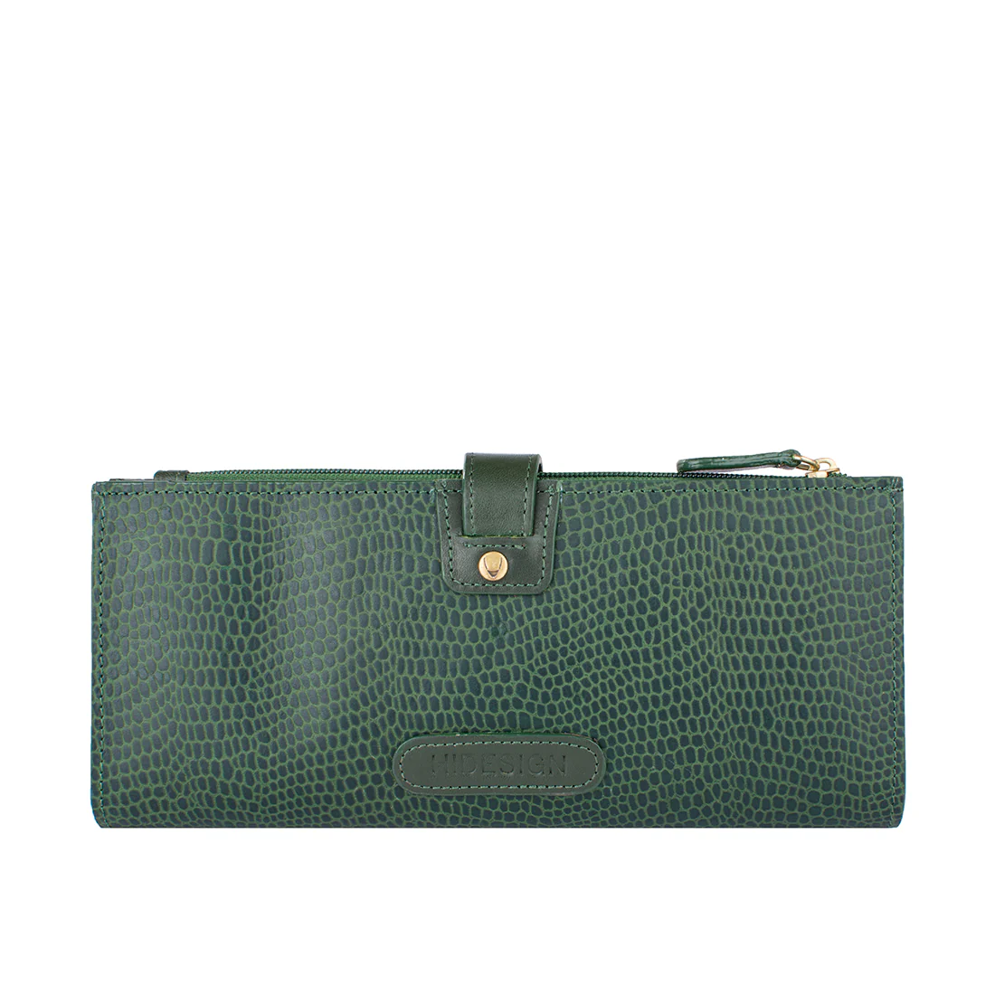 Ee Hong Kong W1 Green Leather Bi-Fold Wallet - Image 3