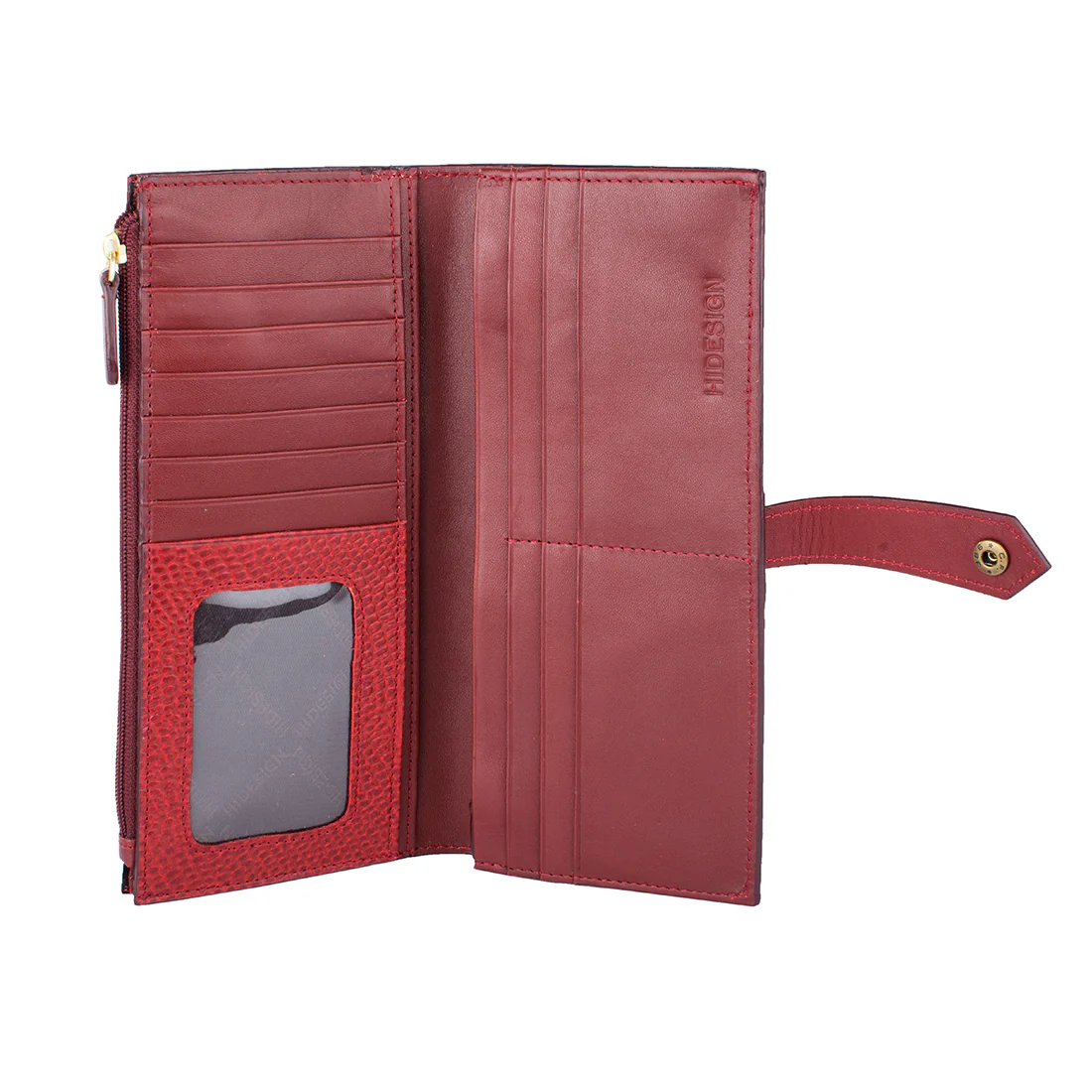 Ee Hong Kong W1 Marsala Leather Bi-Fold Wallet - Image 4