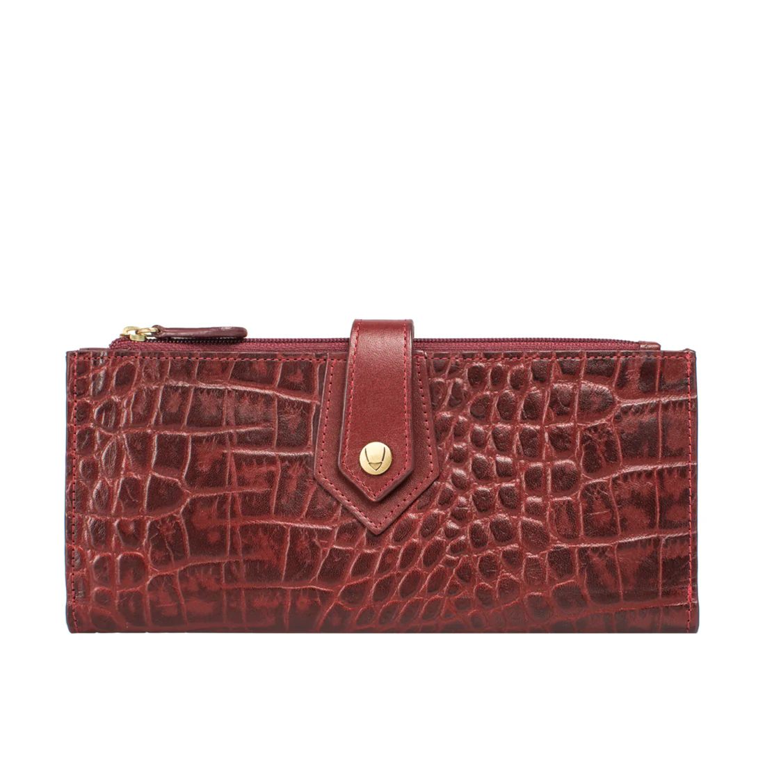 Ee Hong Kong W1 Red Leather Bi-Fold Wallet - Image 2