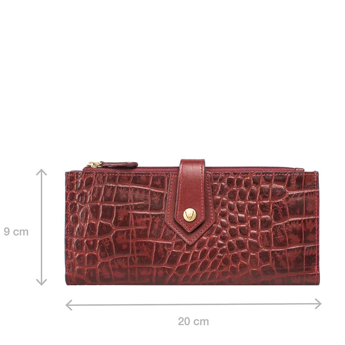 Ee Hong Kong W1 Red Leather Bi-Fold Wallet - Image 3