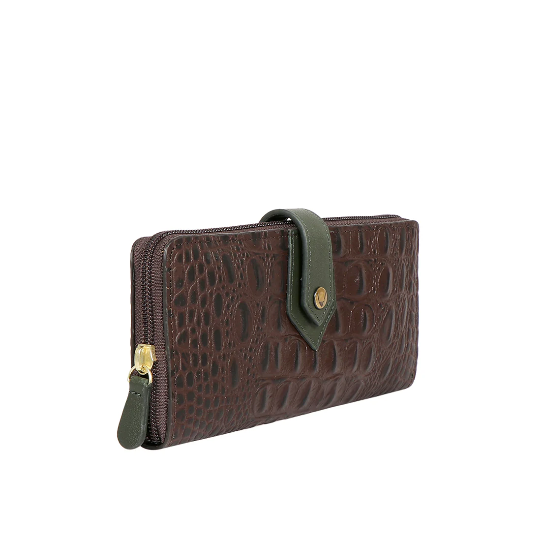 Ee Hongkong W2-M Brown Leather Zip Around Wallet - Image 3