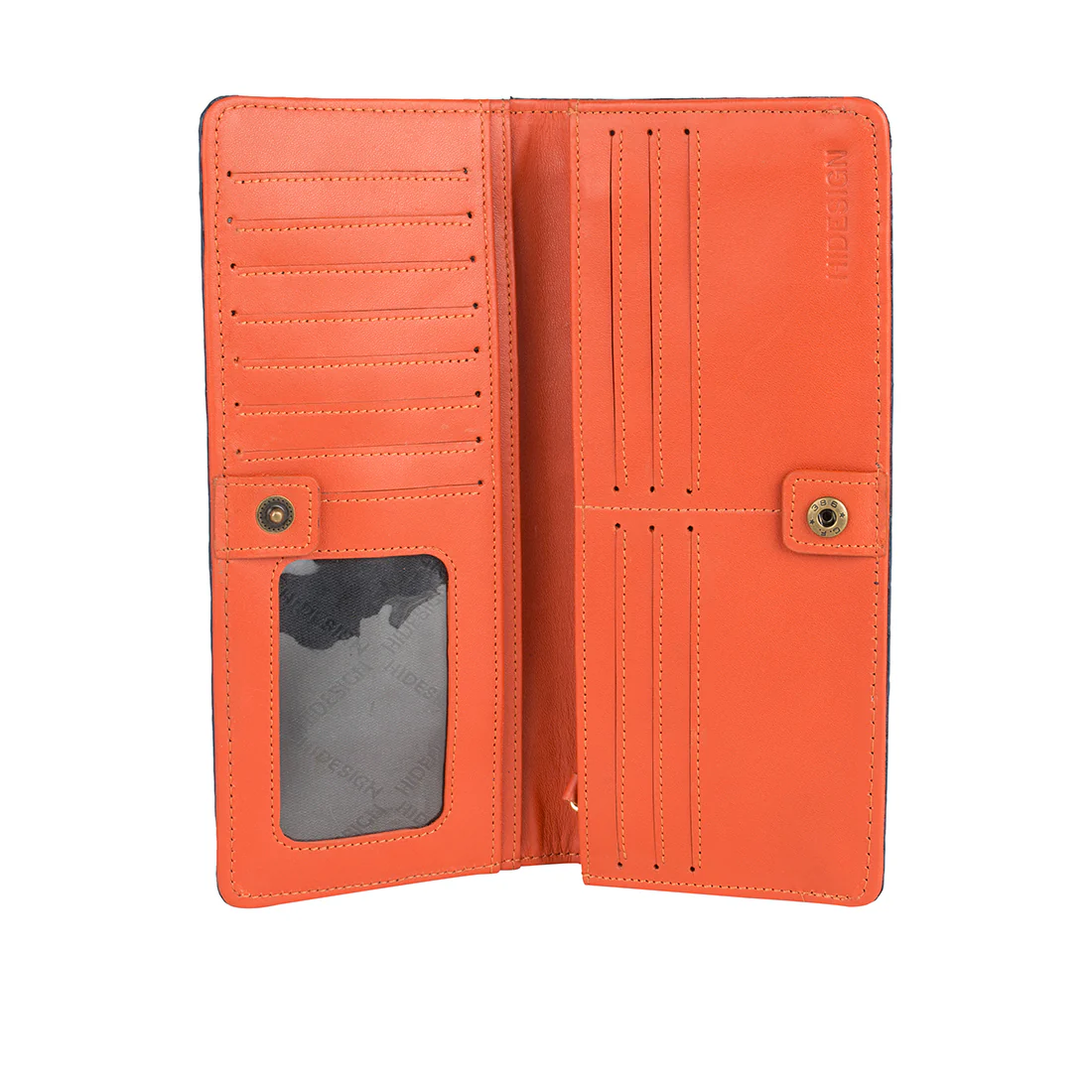 Ee Jupiter W1 Blue Leather Bi-Fold Wallet - Image 5