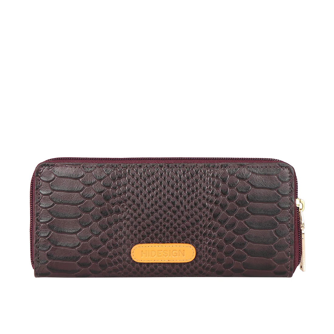 Ee Jupiter W2-M Violet Leather Zip Around Wallet - Image 3