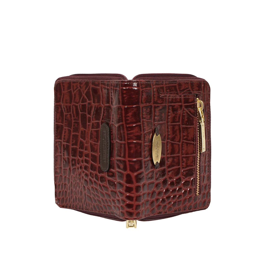 Ee Jupiter W3-M Red Leather Zip Around Wallet - Image 6