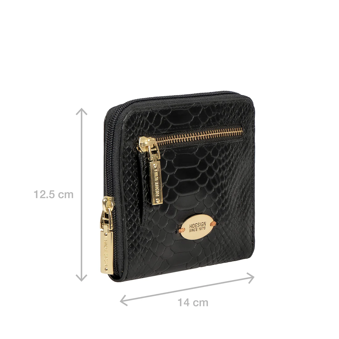 Ee Jupiter W3-M Black Leather Zip Around Wallet - Image 4