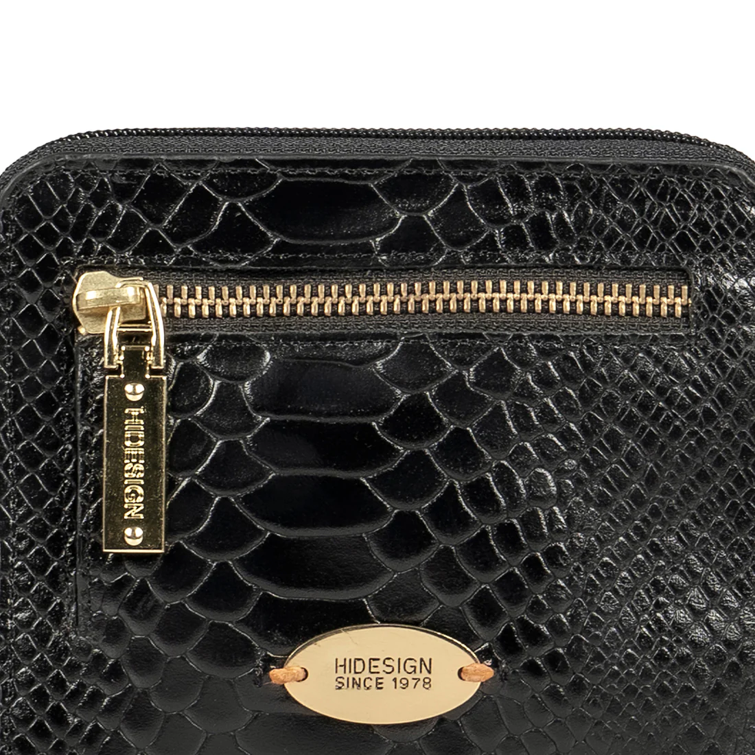 Ee Jupiter W3-M Black Leather Zip Around Wallet - Image 5
