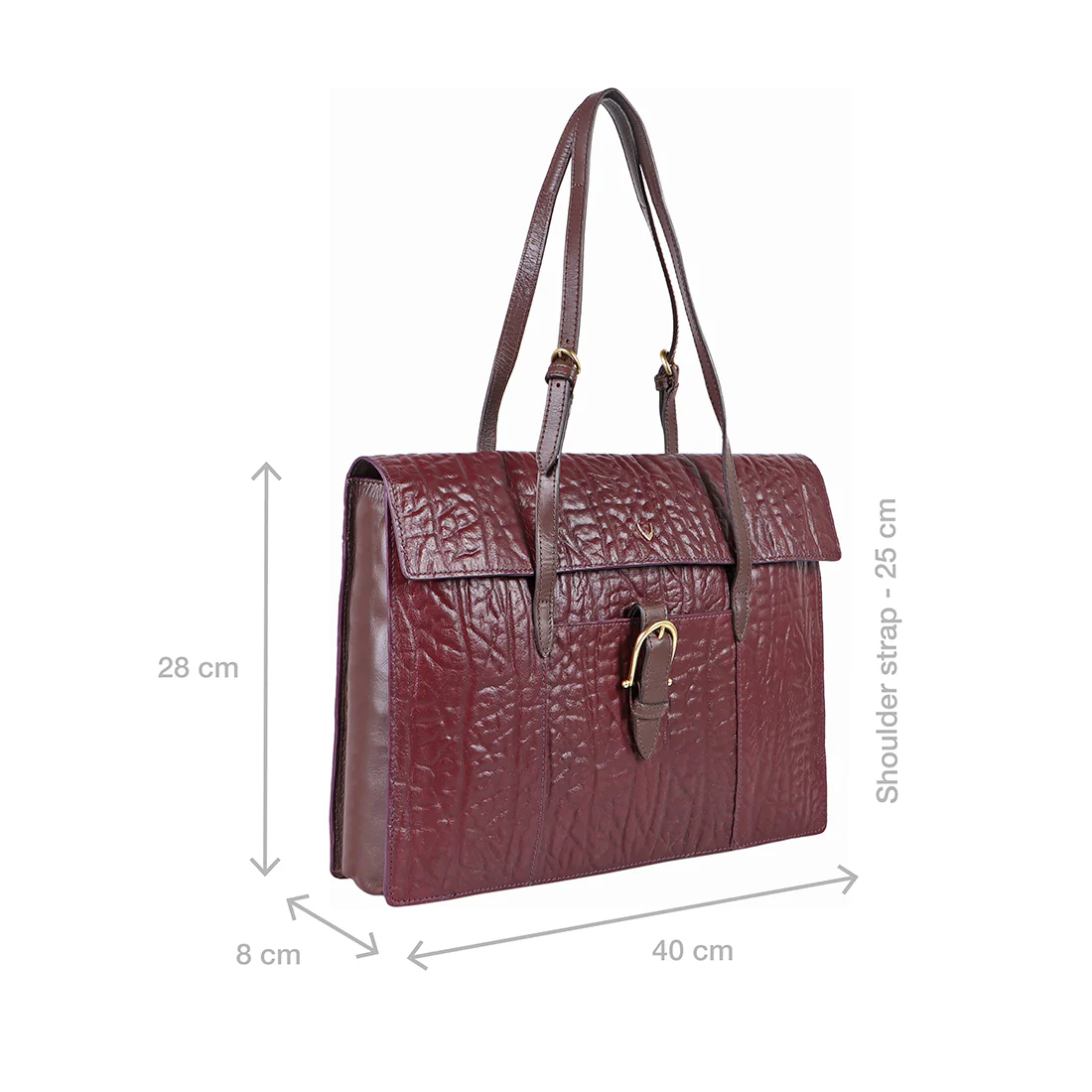 Ee Kathryn 01 Violet Leather Laptop Bag - Image 2