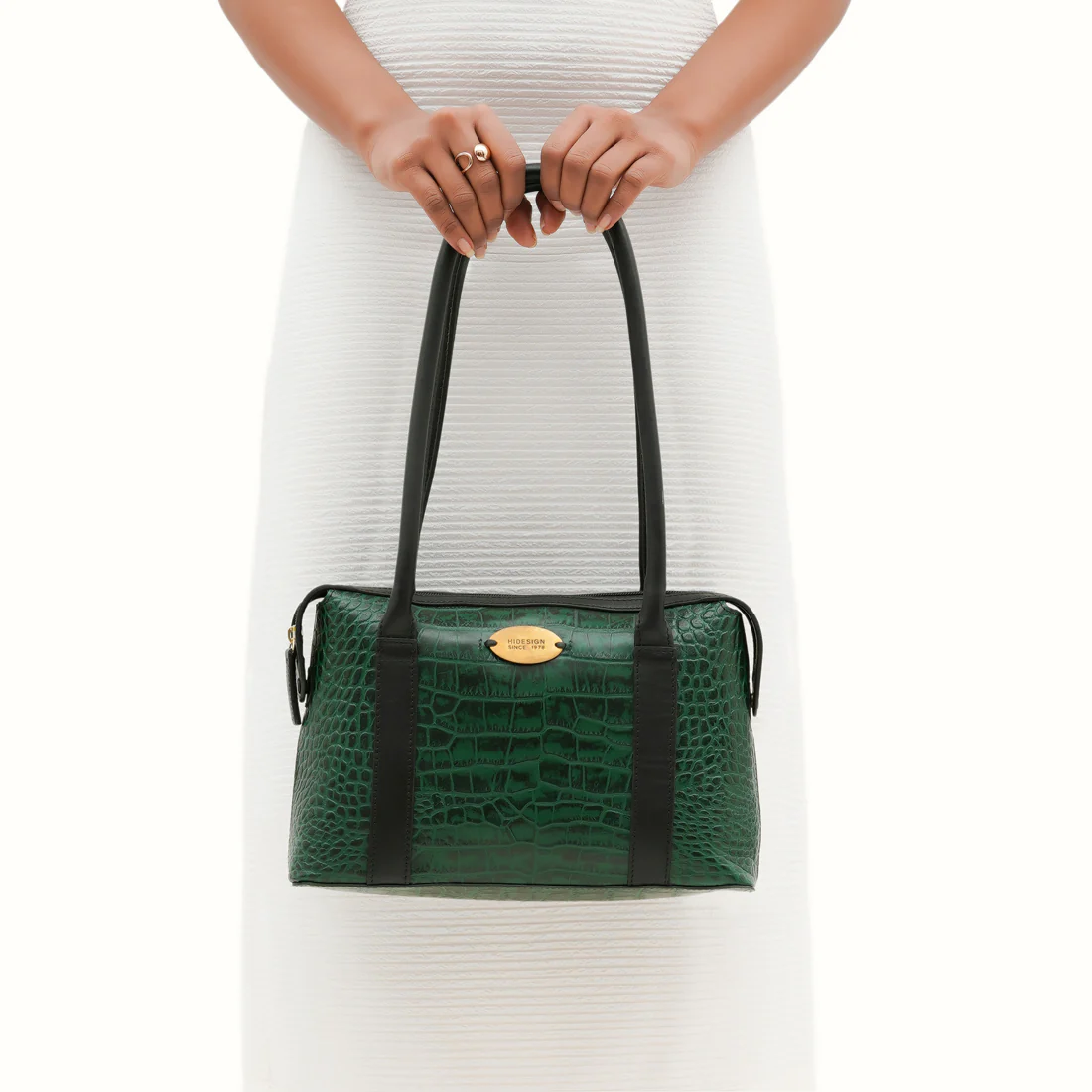 Ee Kendall Green Leather Shoulder Bag - Image 6