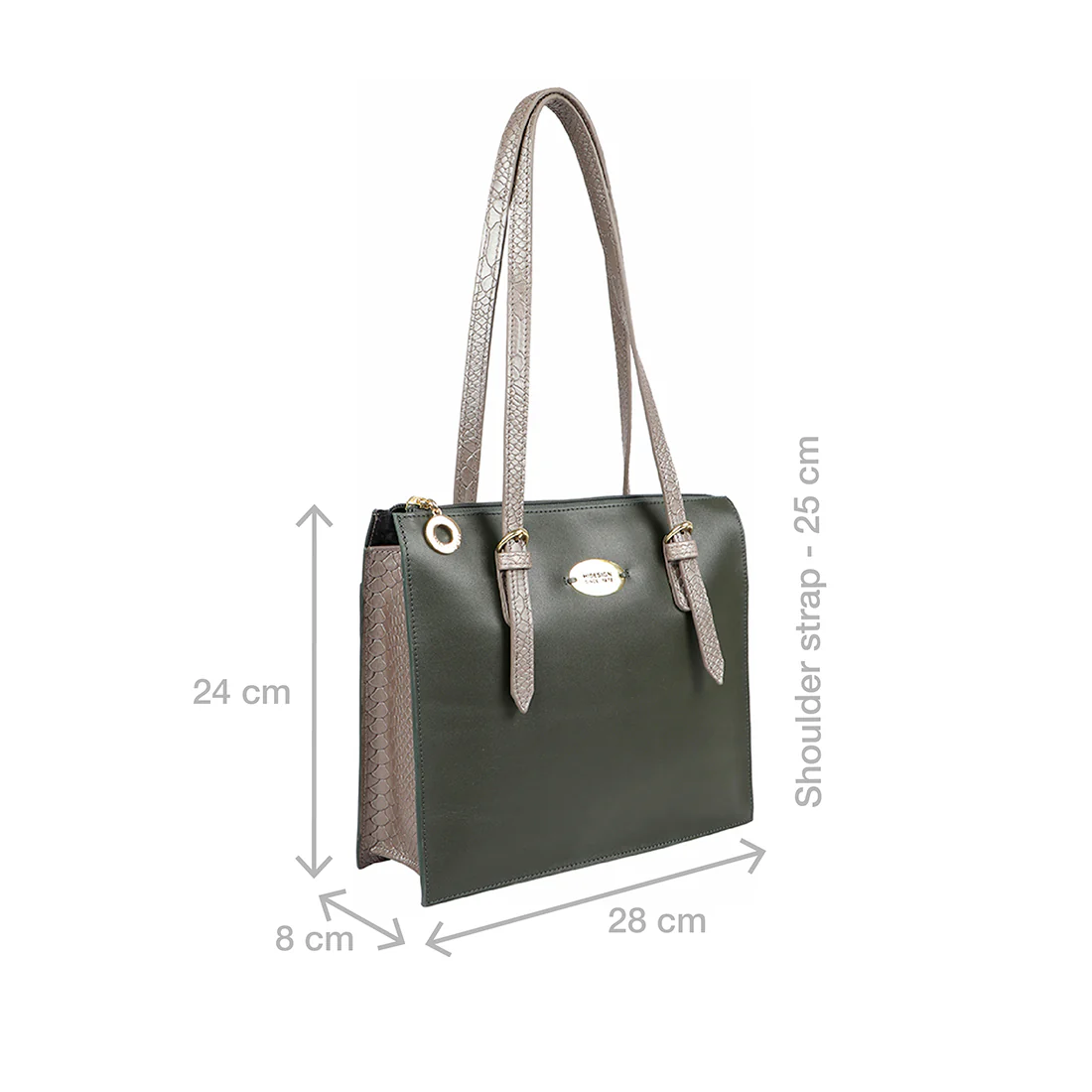 Ee Kuhulu 02 Green Leather Shoulder Bag - Image 2