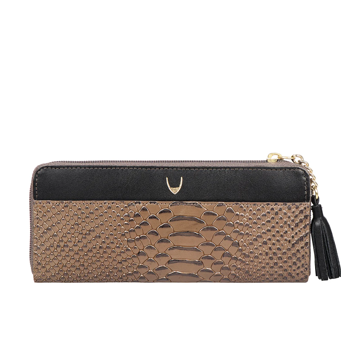 Ee Kuhulu W1 Grey Leather Zip Around Wallet - Image 2