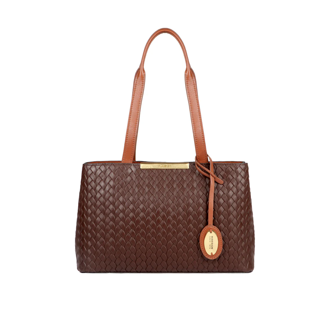 Ee Leo 01 Brown Leather Tote Bag