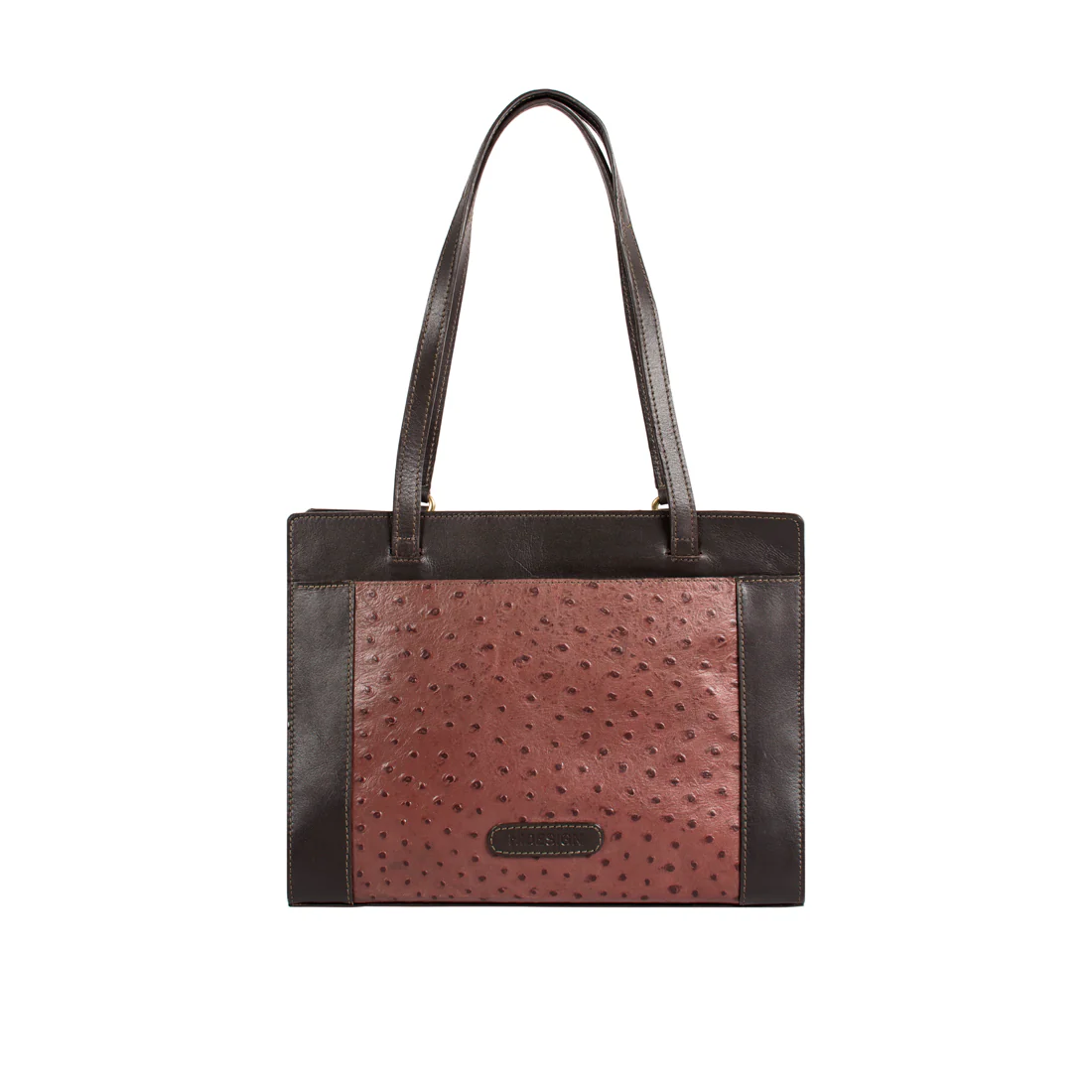 Ee Libra 02 Brown Leather Tote Bag - Image 3