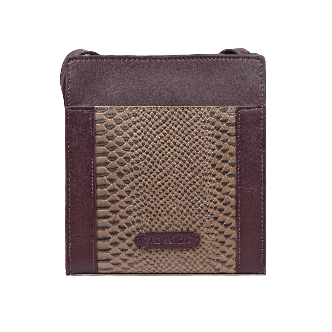 Ee Libra 03 Purple Leather Sling Bag - Image 4