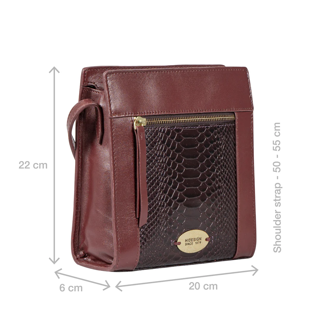 Ee Libra 03 Red Leather Sling Bag - Image 4