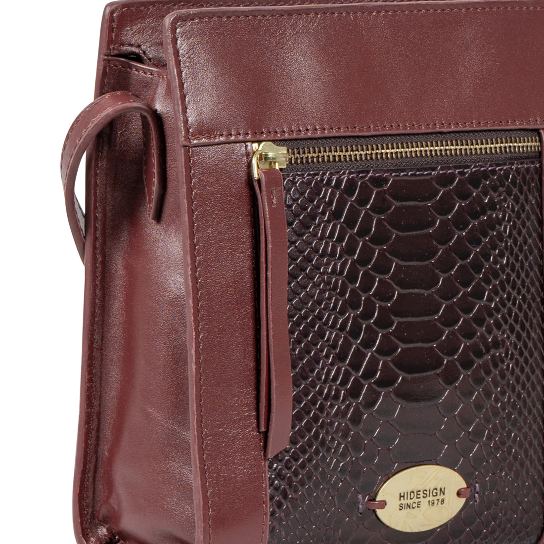 Ee Libra 03 Red Leather Sling Bag - Image 6
