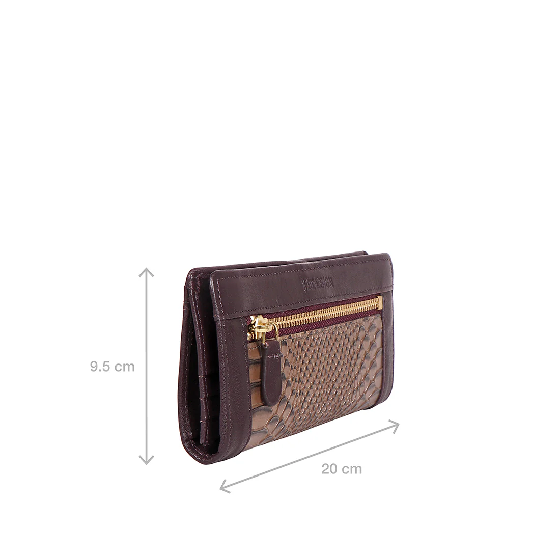 Ee Libra W1 Purple Leather Bi-Fold Wallet - Image 3