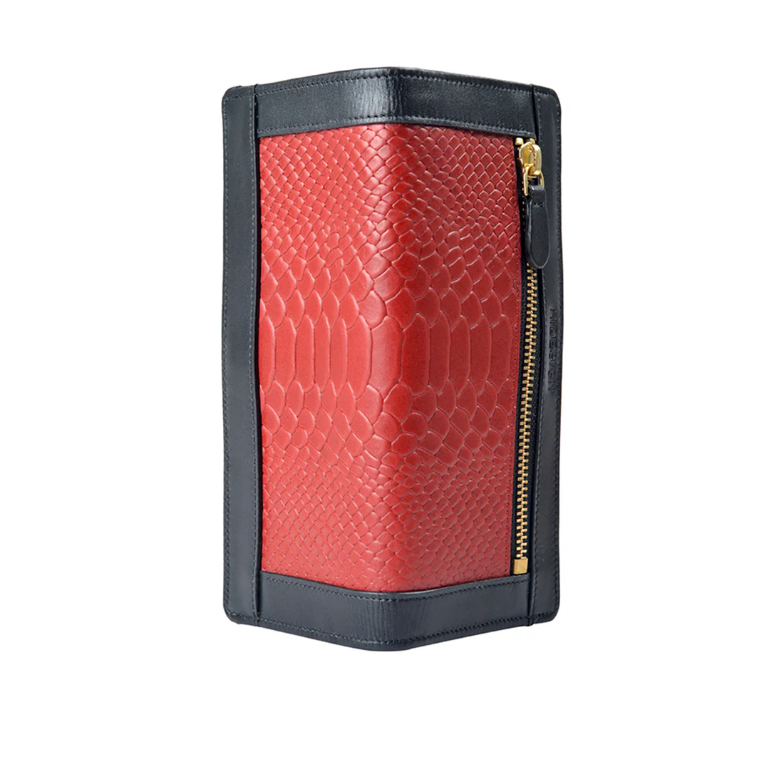 Ee Libra W1  Red Leather Bi-Fold Wallet - Image 5