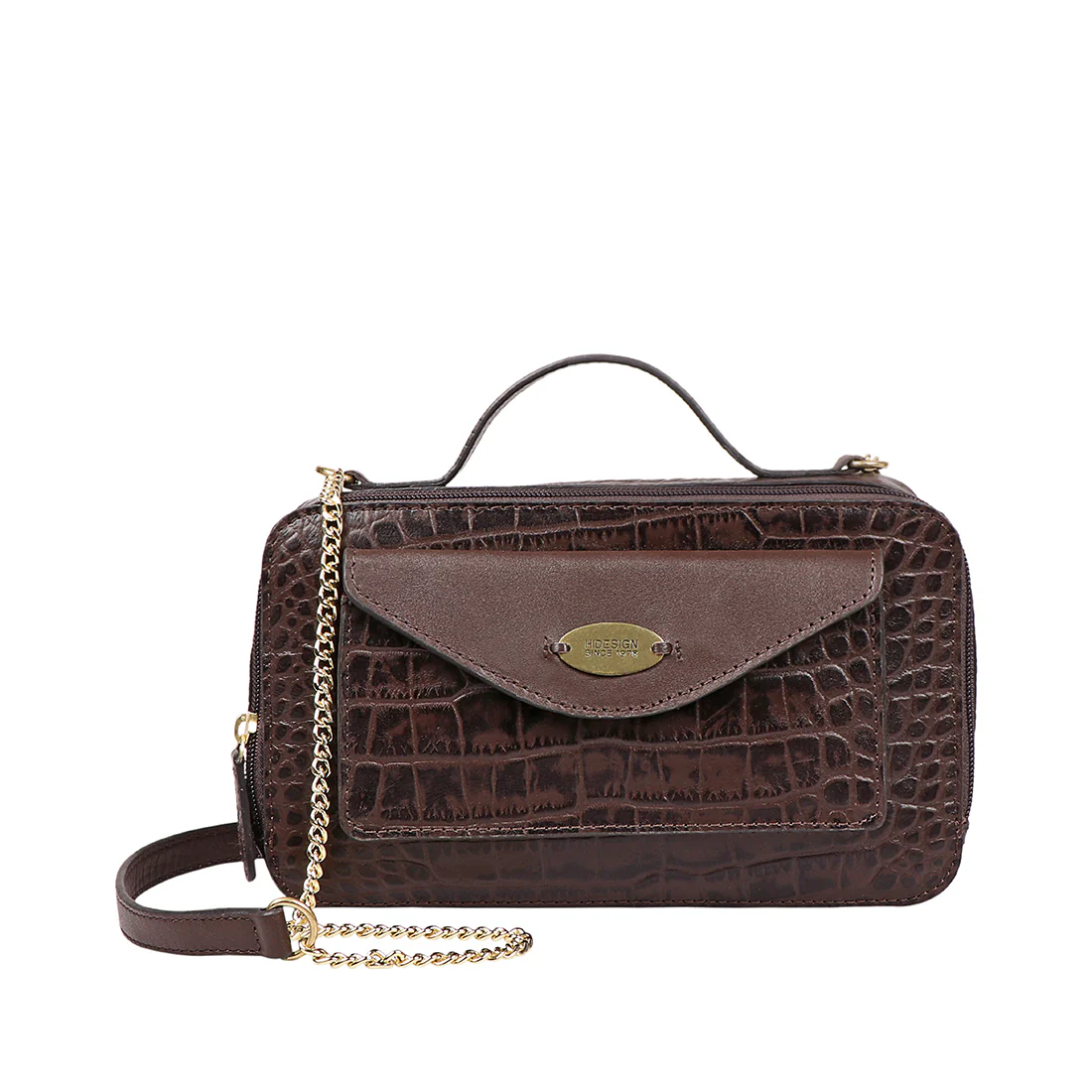 Ee Lilac 02 Brown Leather Sling Bag - Image 2