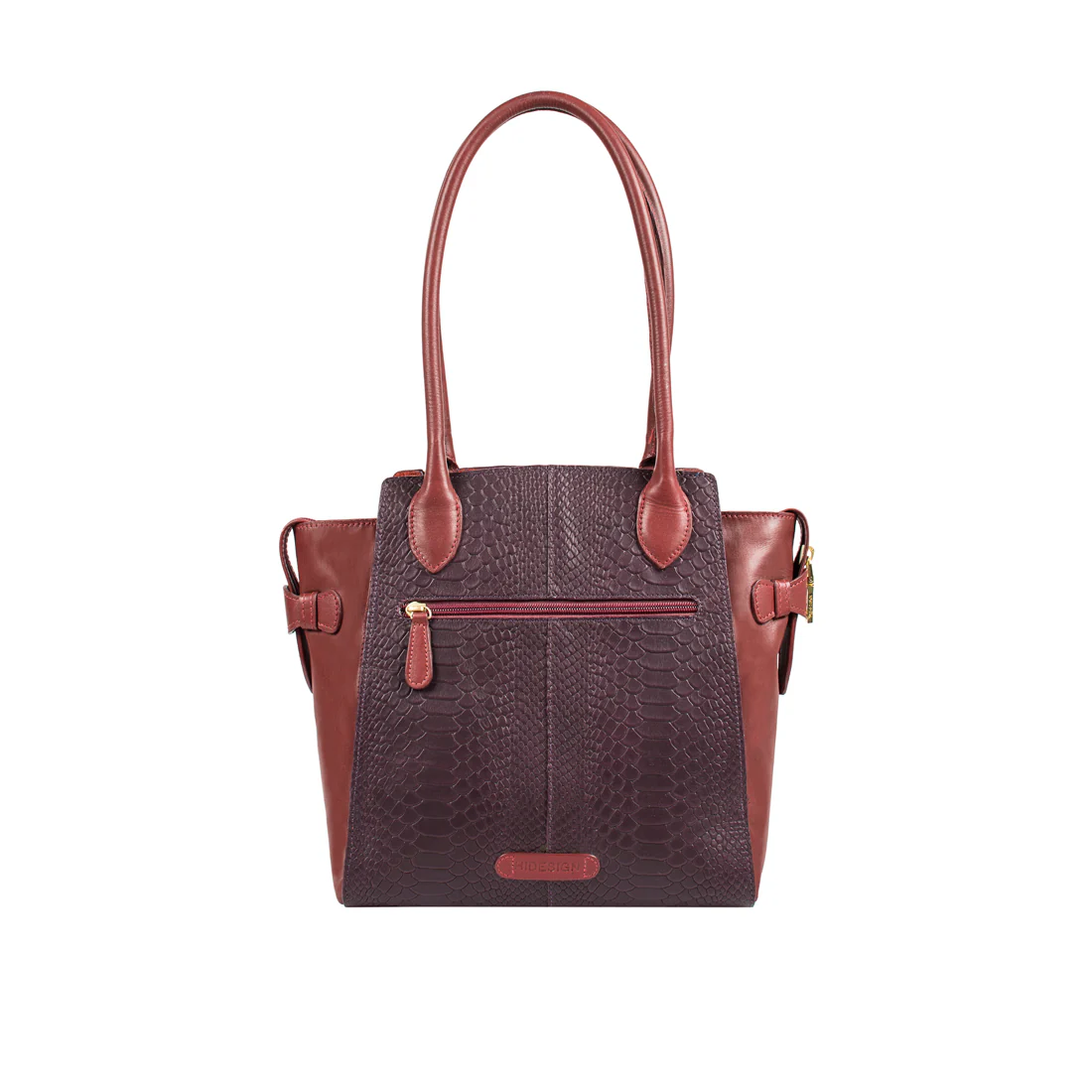 Ee Liya 01 Purple Leather Shoulder Bag - Image 3